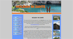 Desktop Screenshot of holidayinzante.com